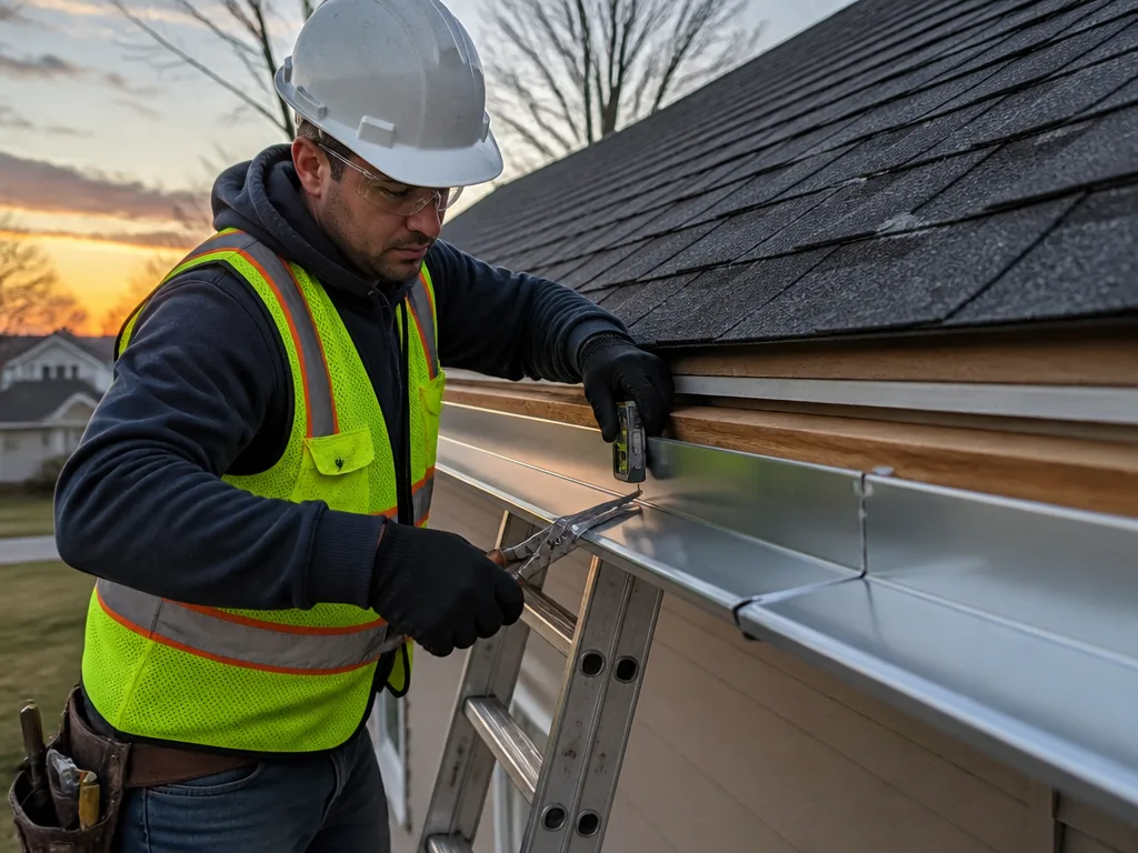 Aluminum Gutter Installation