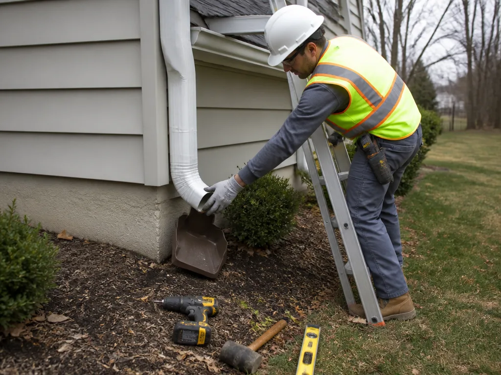 Splash Block Installation
