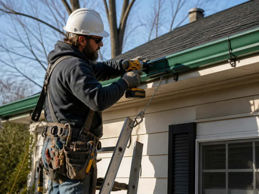 Vinyl Gutter Installation